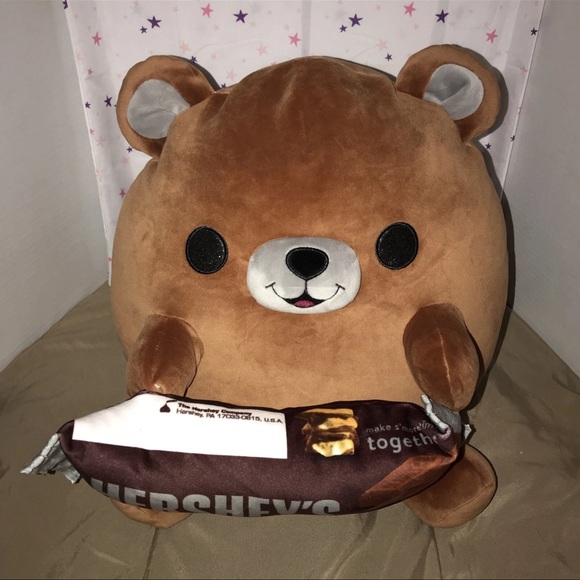Cute Brown Bear Plush with Chocolate Design - Picture 2 of 11